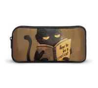 Come essere un gatto cool Astuccio per matite Grande borsa di cancelleria e