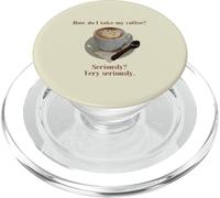 Come faccio a prendere il caffè? Sul serio? Molto seriamente PopSockets PopGrip per MagSafe