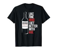 Come FINE Wine I Get Better with Age 1971 Compleanno Meme Maglietta
