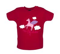 Come Fly With Me - T-Shirt / Body - Magico Unicorn Carino Fantasia Love