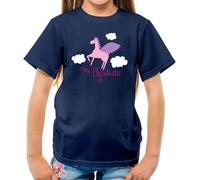 Come Fly With Me - T-Shirt - Magico Unicorn Carino Fantasia Love Unicorns