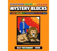 Come Follow Me 2026 Coloring Book Mystery Blocks Old Testament: Color by Number Primary