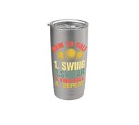 Come giocare a golf 1. swing 2. giurare 3. trovare palla 4. ripetere Bicchiere termico in acciaio inox doppia parete