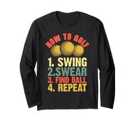 Come Giocare a Golf 1. Swing 2. giurare 3. Trovare Palla 4. ripetere Maglia a Manica