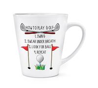 Come Giocare A Golf Tazza Da Latte 12oz - Divertente Papà Festa Del Papà Sport