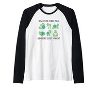 Come Guardare Lo Yoga E Amo Ogni Momento Maglia con Maniche Raglan