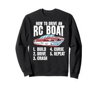 Come guidare una barca RC divertente design modello RC per RC Captain Felpa