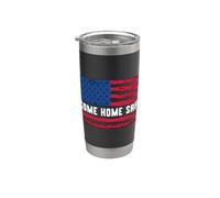 Come Home Safe Correctional Agente penitenziario Thin Silver Bicchiere termico in acciaio inox doppia parete