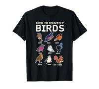 Come identificare gli uccelli amante degli uccelli Birdwatching ornitologo Maglietta