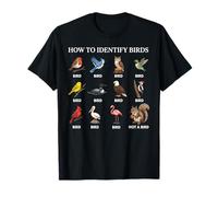 Come identificare Gli Uccelli Birdwatching Umorismo Birdkeeping Bird Bird Maglietta