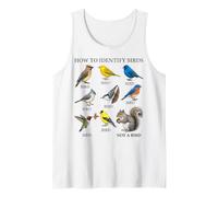 Come identificare Gli Uccelli Humorous Wildlife Canotta