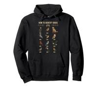 Come identificare Gli Uccelli Vintage Humorous Birdwatching Felpa con Cappuccio