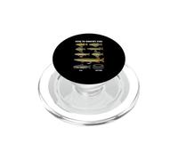 Come identificare le specie di pesce Pesca divertente Pescatore Pescatore PopSockets PopGrip per MagSafe