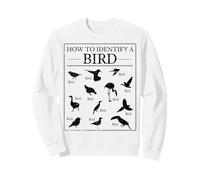 Come identificare Un Uccello Divertente birdwatcher Umorismo Felpa