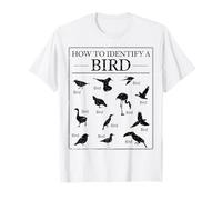 Come identificare Un Uccello Divertente birdwatcher Umorismo Maglietta
