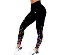 Come Lasciare Un Pantaloni Colorato Stampato Moda Leggings Imitat Pantaloni Donna, rosa intenso, M