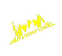 Come non i miei adesivi for decorazioni auto Grove Adventure Decalcomanie Accessori for la messa a punto dell'auto Adesivi for auto(Yellow,50X20.5CM)