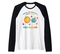 Come Organizzare Space Party You Planet Maglia con Maniche Raglan