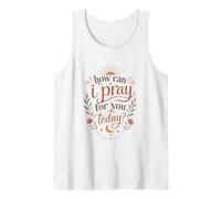 Come Posso pregare per Te Oggi Boho Christian Faith Sun Canotta