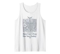 Come Posso pregare per Te Oggi Christian Cross Faith Canotta