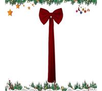 come Punta per Albero di Natale - La Decorazione Rossa Natalizia | Ghirlanda con - Per Ghirlanda Festone Natale Casa Credenza Fattoria Banchetto Festa Riunione