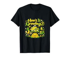 Come Sta Crescendo Il Girasole Naturale Cottagecore Maglietta