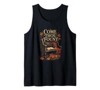 Come Thou Fount Inno Cristiano Foglie d'Autunno Canotta