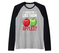 Come Ti piacciono Le Mele Maglia con Maniche Raglan