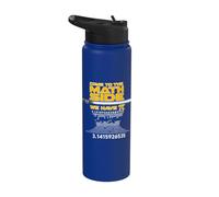 Come to The Math Side We Have Pi - Math Geek & Nerd Cool Stainless Steel Insulated Water Bottle