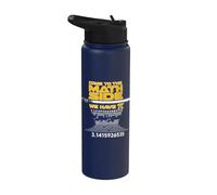 Come to The Math Side We Have Pi - Math Geek & Nerd Cool Stainless Steel Insulated Water Bottle