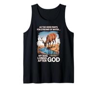 Come Un Cervo Pantaloni per corsi d'Acqua, la mia Anima Desidera Dio Canotta