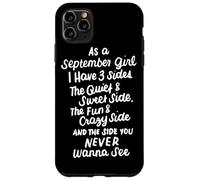Come una ragazza di settembre ho tre lati regali di compleanno Custodia per iPhone 11 Pro Max