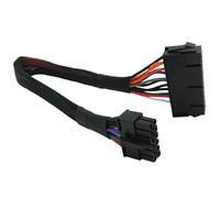 COMeap 24 Pin a 12 pin ATX Alimentazione principale PSU Adattatore Intrecciato Maniche Cavo per Acer Q87 Q87H3 Q87H3-AM 12 pollici (30 cm)