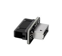 COMeap Adattatore header USB 3.2 Gen 1 a USB 3.2 Gen 2, USB 3.1 Type-E Key-A a USB 3.0 20 pin header convertitore per scheda madre di tipo C (tipo verticale)