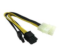 COMeap (confezione da 3 PCI Express a 8 pin (6 + 2) maschio a 2X Molex Cavo adattatore di alimentazione da 9 pollici (23 cm)