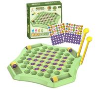 Comebachome Flip Memory Chess Animal Series, da 12, 4 Pollici Giochi di Scacchi in plastica con 58 e 2 Penne Che girano, Giochi educativi per Animali da Cartone Animato per la Raccolta dell'asilo