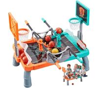Comebachome Gioco di tiro a Basket da Tavolo - Duello e punteggio Divertente per 2 Giocatori, Serata di Giochi interattiva per Tutta la Famiglia con Mini Cerchi e 10 Palline, Uso Estivo