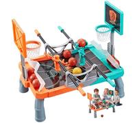 Comebachome Gioco di tiro a Basket da Tavolo - Duello e punteggio Divertente per 2 Giocatori, Serata di Gioco interattiva per Tutta la Famiglia con Mini Cerchi e 10 Palline, Uso all'Aria Libera