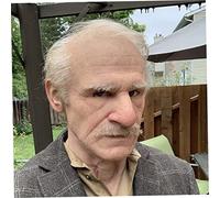 Comebachome Maschera del vecchio, maschere per vecchie maniera del vecchia, lattice, pazzo in raccapriccianti.