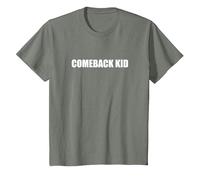 Comeback Kid Maglietta, Bambini, Verde Militare mélange, 10 Anni