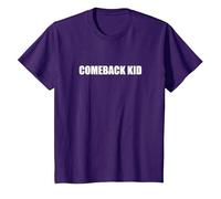 Comeback Kid Maglietta, Bambini, Viola, 6 Anni