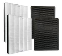 Comedes Set filtro utilizzabile invece di Philips FY2420 filtro ai carboni attivi e FY2422 Nanoprotect per purificatore d'aria Philips AC2889/10, AC2887/10, AC2882/10 e AC3829/10, filtro Hepa contro