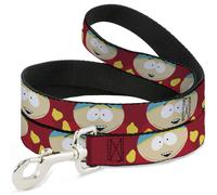 Comedy Central Pet Leash, Dog Leash, South Park Cartman Expressions Red, 4 Feet