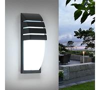 Comely 12W Applique da Parete LED Moderno, Lampada da Esterno Interno/Esterno, IP65 Impermeabile, Applique LED per Soggiorno, Portico, Balcone, Luce Bianca Fredda 6000K