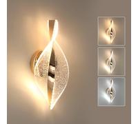 Comely 12W Lampada da Parete, 3 Temperature Applique LED 3000K/4500K/6500K