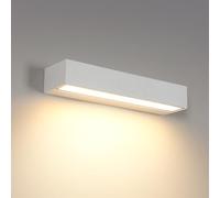 Comely 16W Applique da Parete Esterno/Interno, 3000K Lampada da Esterno LED, IP65 Impermeabile Luci da Esterno Parete in Alluminio per Corridoio Balcone Giardino Terrazzo Villa, Bianco