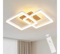 Comely 40W Plafoniera LED Soffitto Moderna Dimmerabile, 4500LM Lampada da Soffitto con Telecomando 3000K-6500K, Lampadario LED Soffitto per Soggiorno, Camera da Letto, Sala da Pranzo