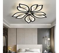 Comely 5 Teste Petalo Plafoniera LED Soffitto Dimmerabile, 45W Lampada da Soffitto LED con Telecomando/APP, 3000K-6500K, Lampadario LED per Soggiorno, Camera da Letto, Cucina, (60cm)