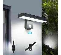 Comely Applique da Esterno LED con Sensore di Movimento 17W 6500K Nero | IP65 Impermeabile, Ruotabile a 350° Moderno Lampade da Esterno con Sensore di Luce per Giardino Terrazzo Garage
