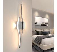 Comely Applique da Interno LED, 20W 2250LM Linea Creativa Lampada da Parete, Moderno Bianco caldo 3000K Lampada a Muro LED per Soggiorno, Corridoio, Camera da Letto, Lunghezza 60cm